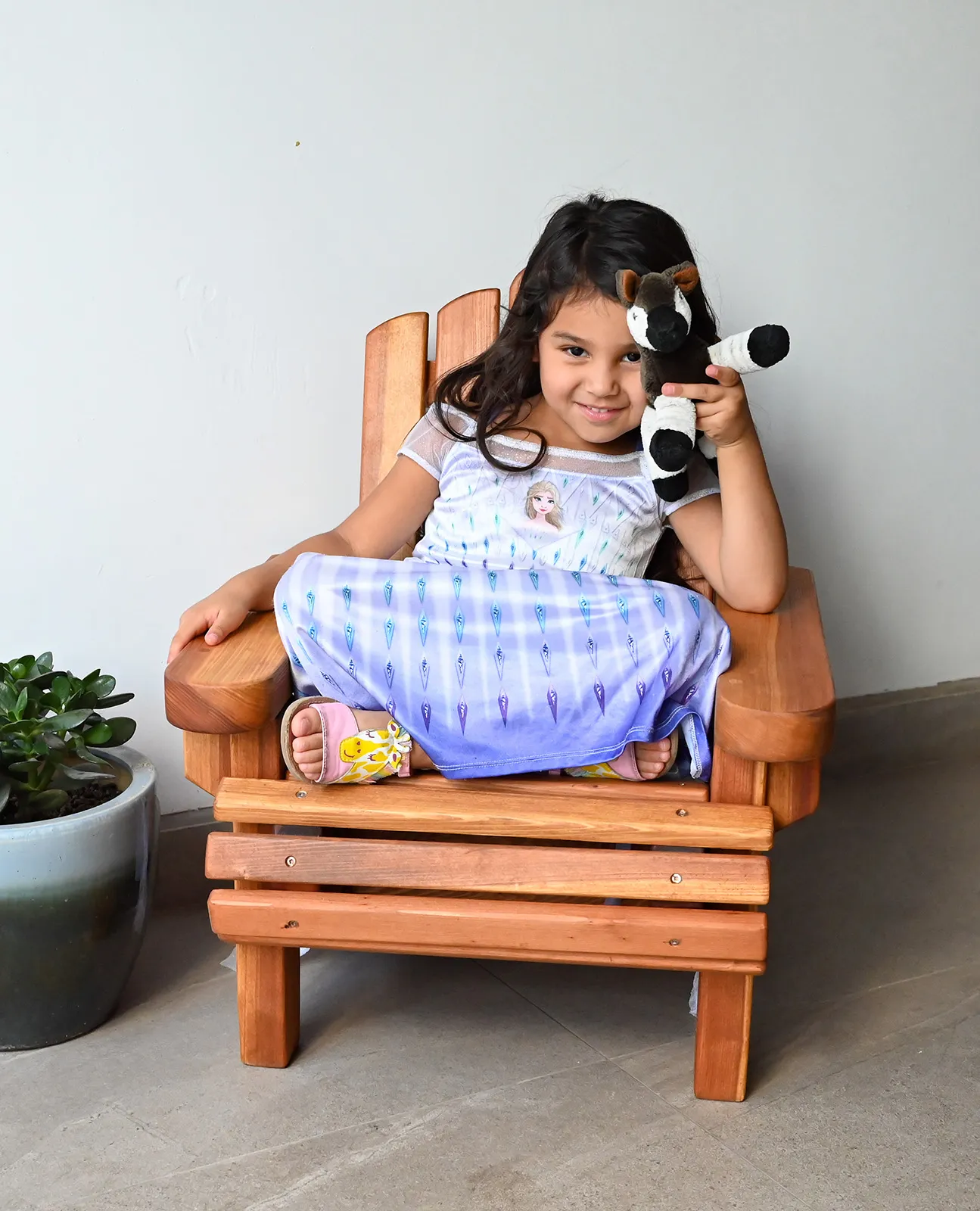 Kid's Wooden Adirondack Chair