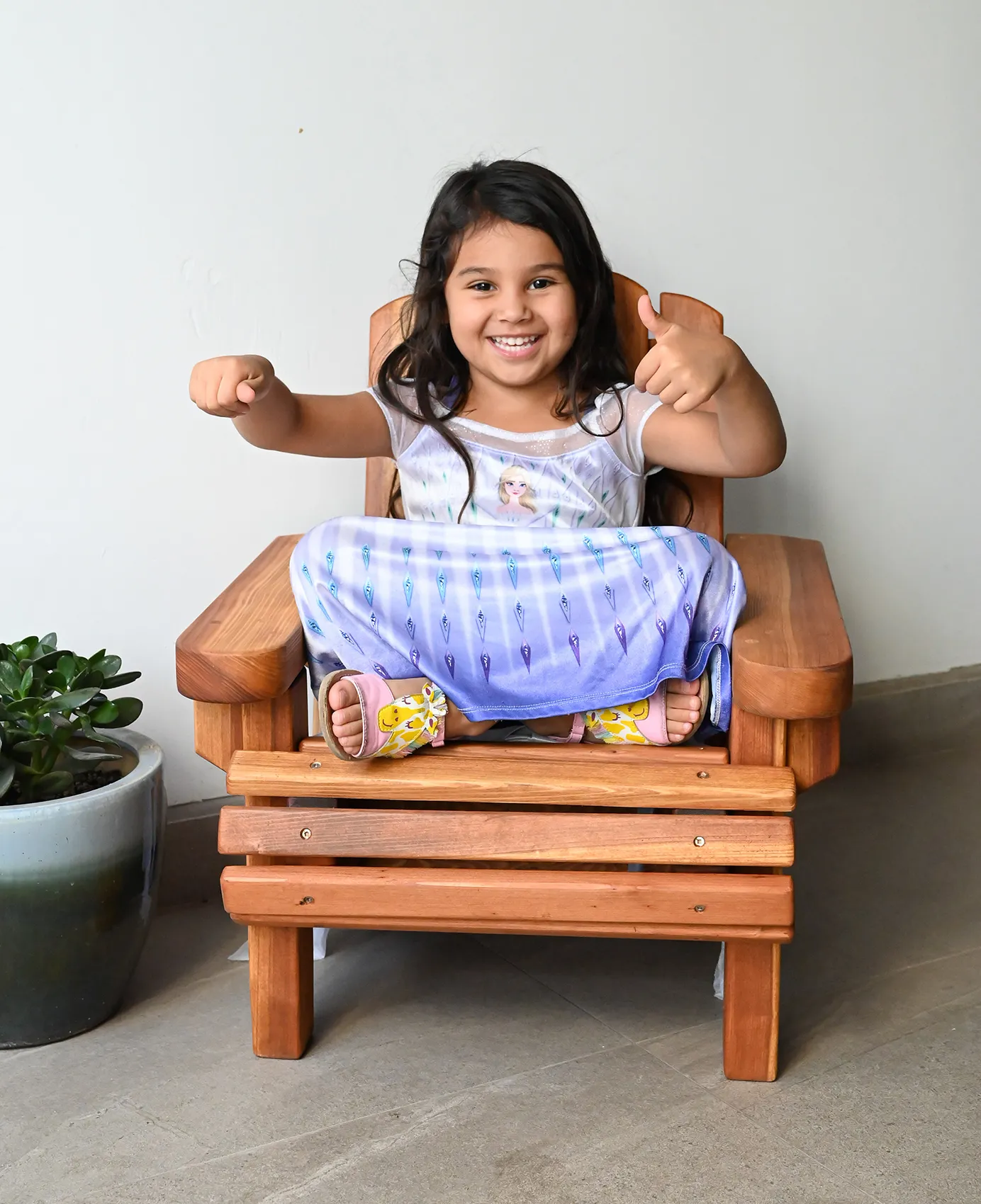 Kid's Wooden Adirondack Chair