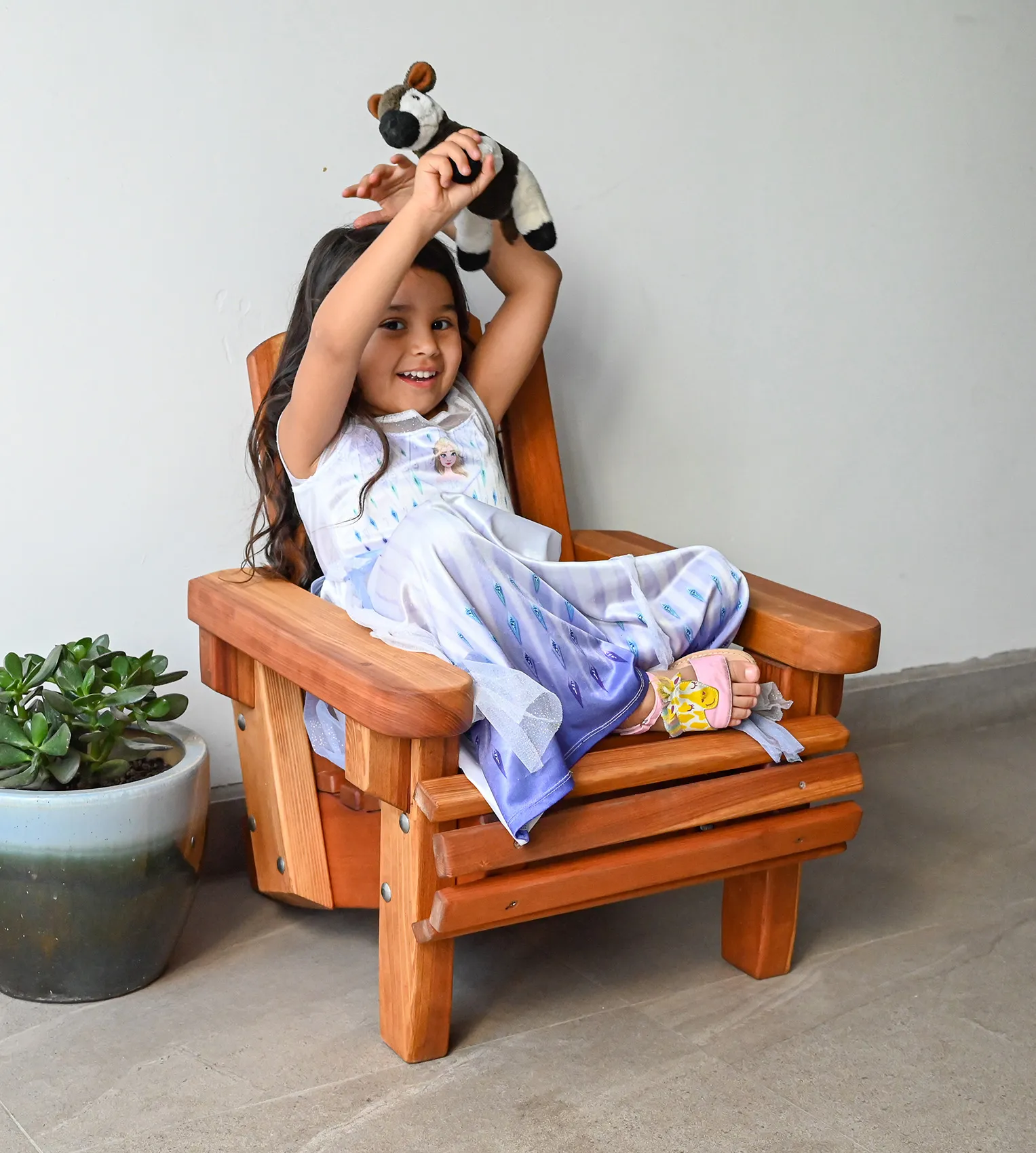 Kid's Wooden Adirondack Chair