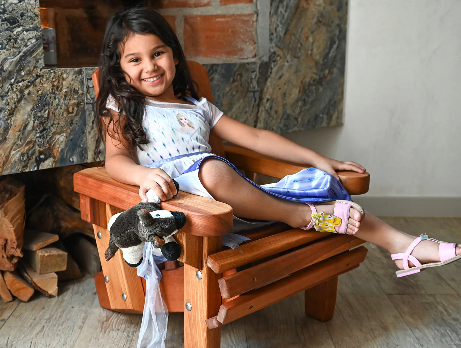 Kid's Wooden Adirondack Chair