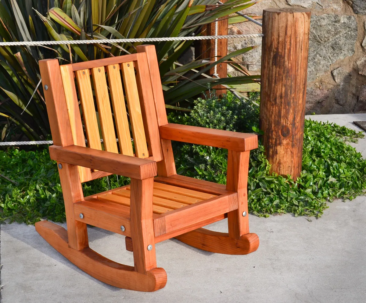 Kid's Wooden Rocking Chair