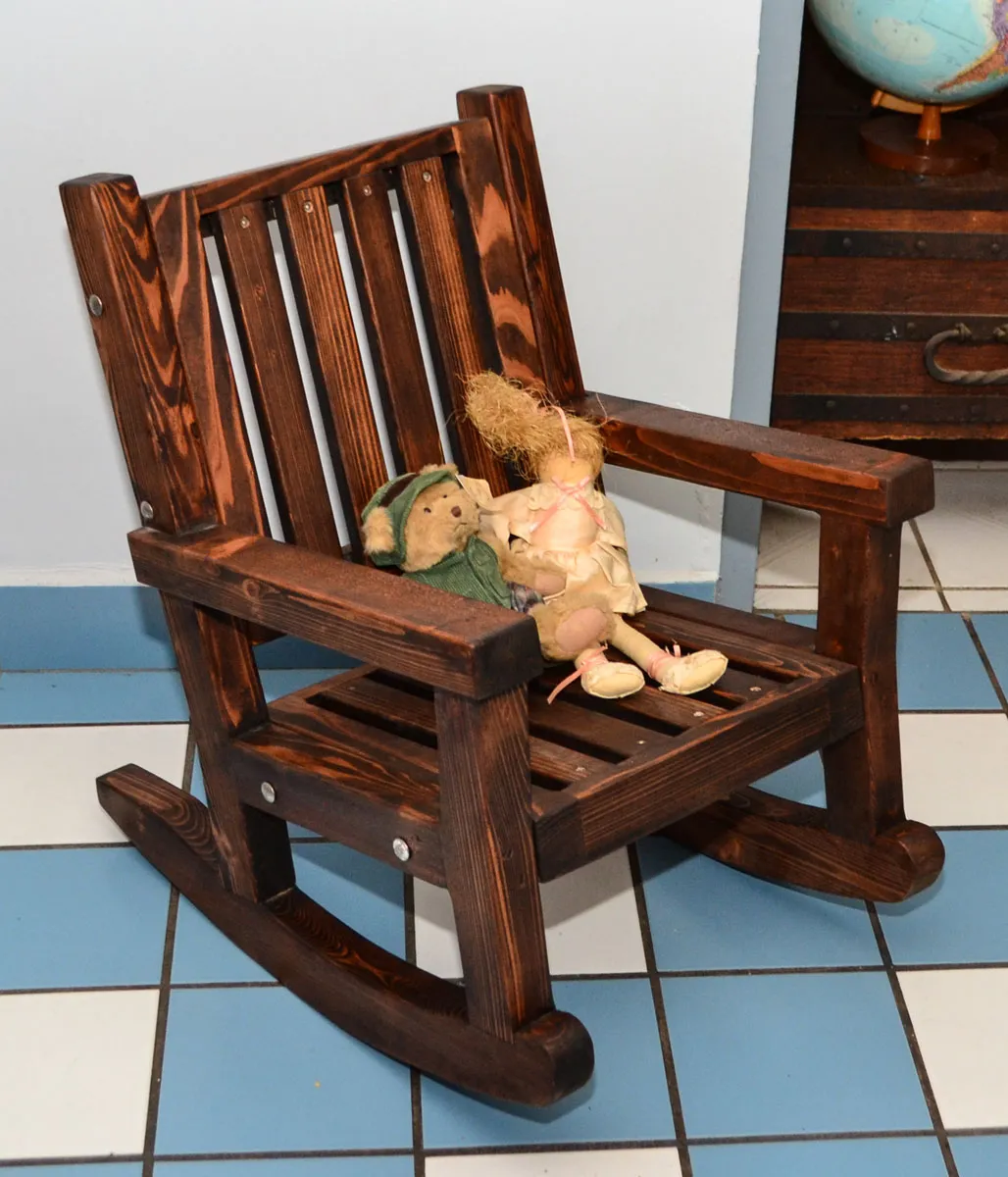 Kid's Wooden Rocking Chair