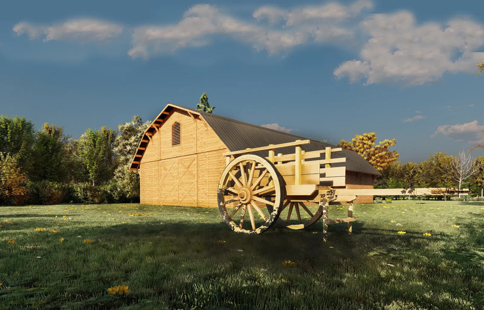 La Carreta, A 19th Century Wood Cart