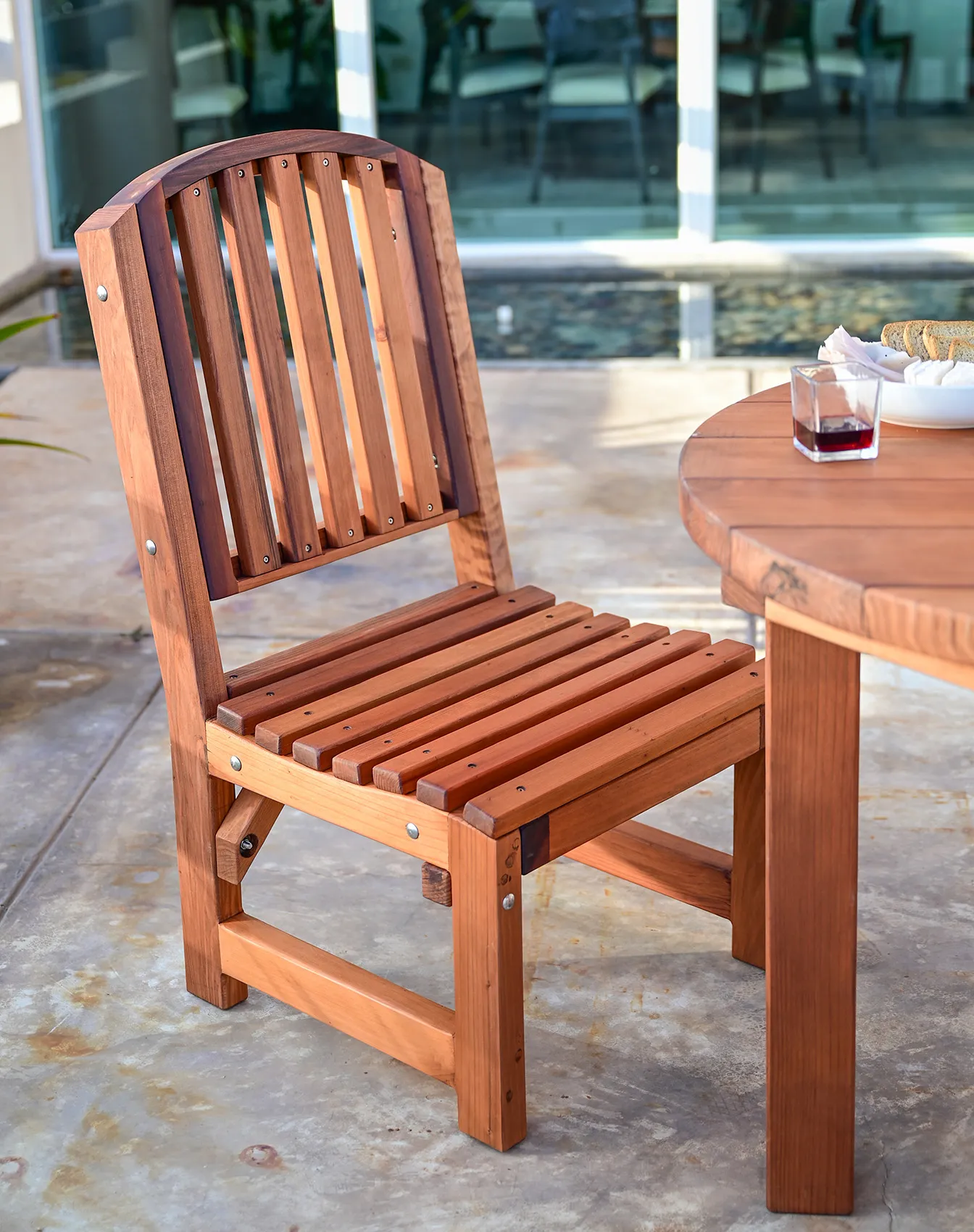 Luna Arch Back Wooden Chair