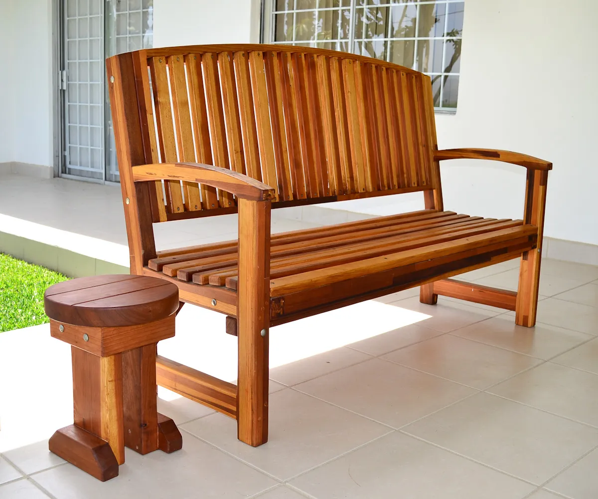 Luna Wood Bench