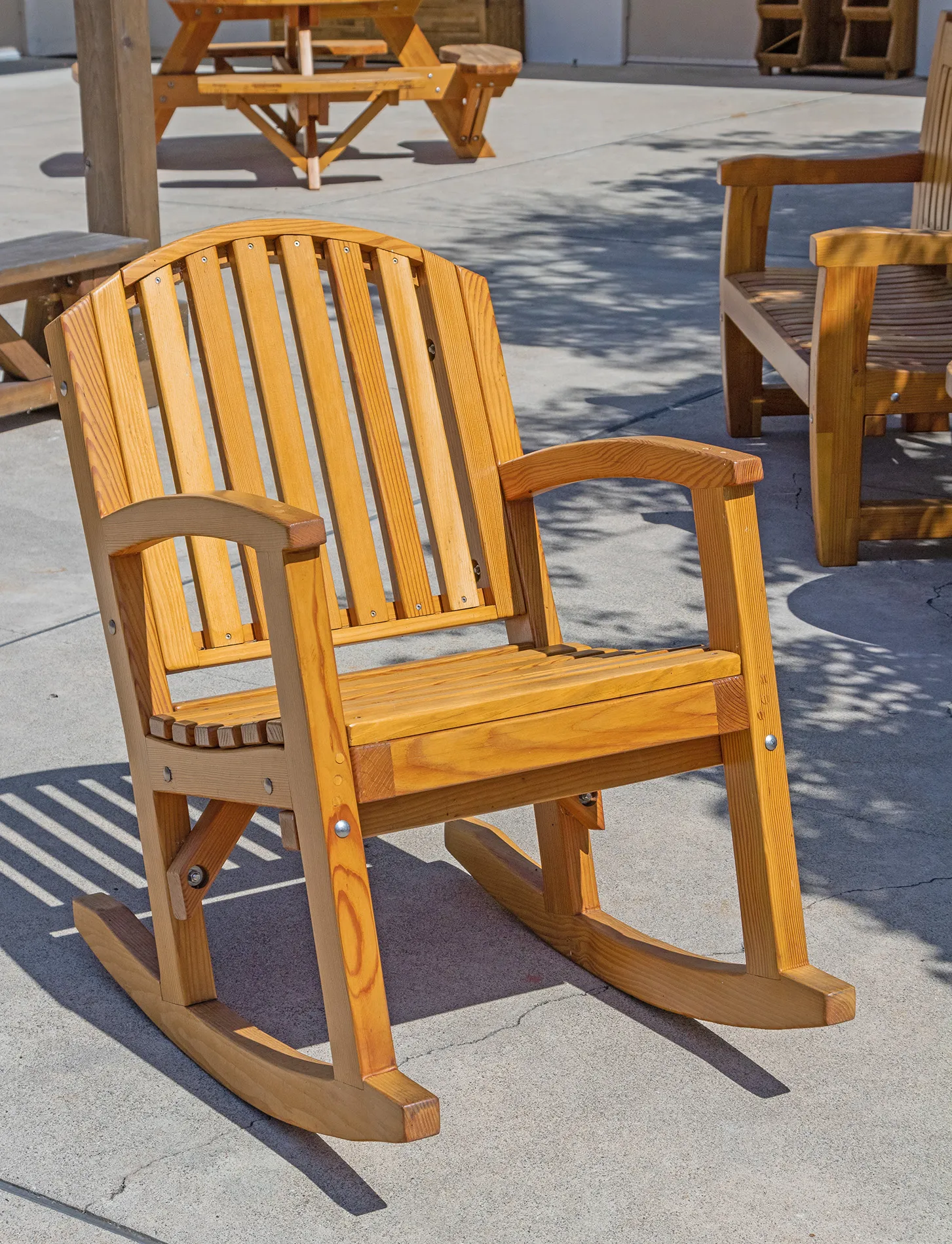 Luna Wood Rocking Chair