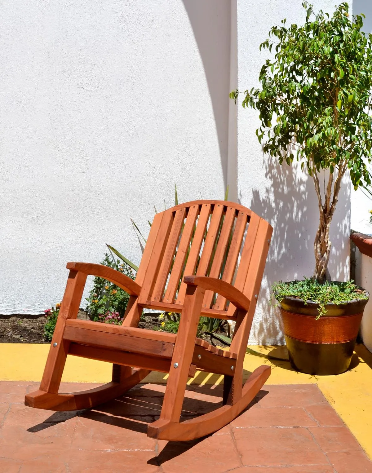 Luna Wood Rocking Chair