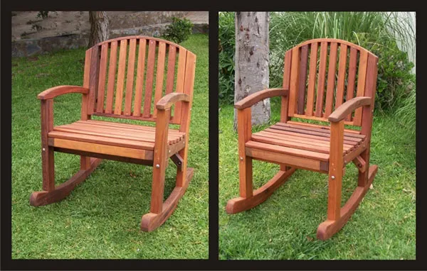 Luna Wood Rocking Chair
