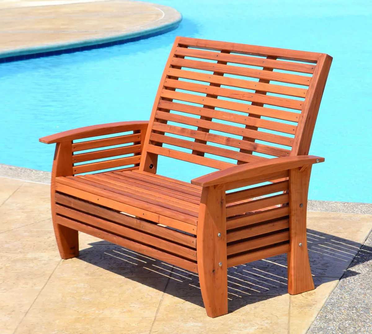 Marazul Wood Outdoor Loveseat