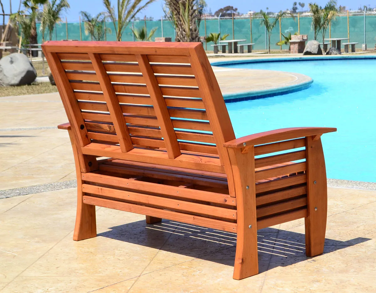 Marazul Wood Outdoor Loveseat