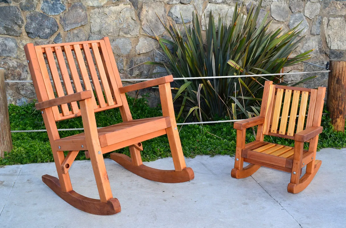 Massive Wooden Rocking Chair