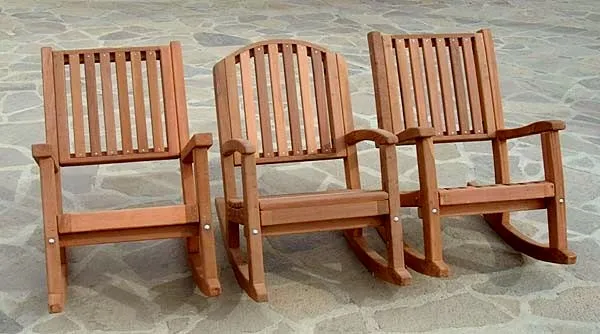 Massive Wooden Rocking Chair