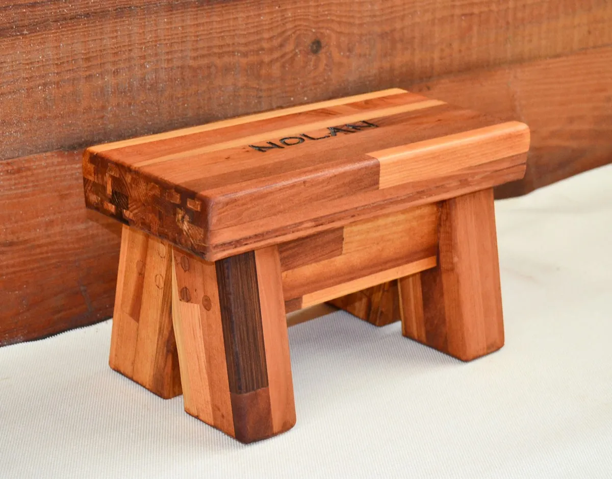 Mini Wooden Foot Stool