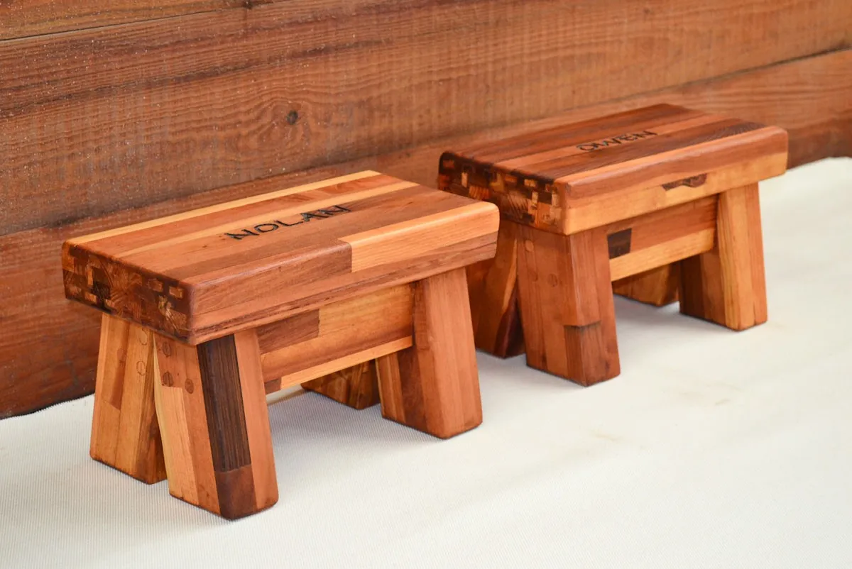 Mini Wooden Foot Stool