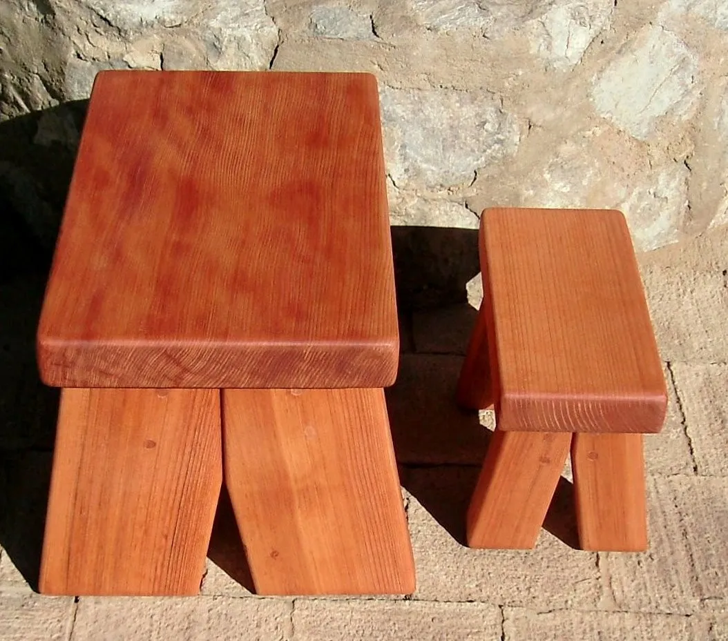 Mini Wooden Foot Stool