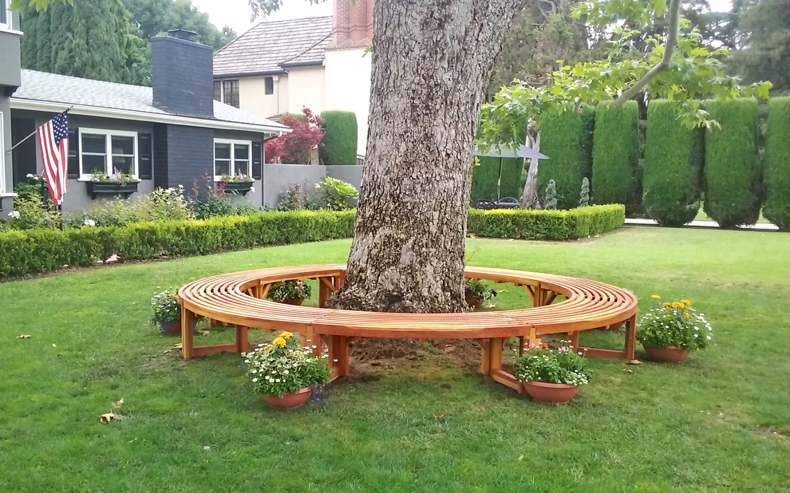 Miramar Half Circle Tree Bench