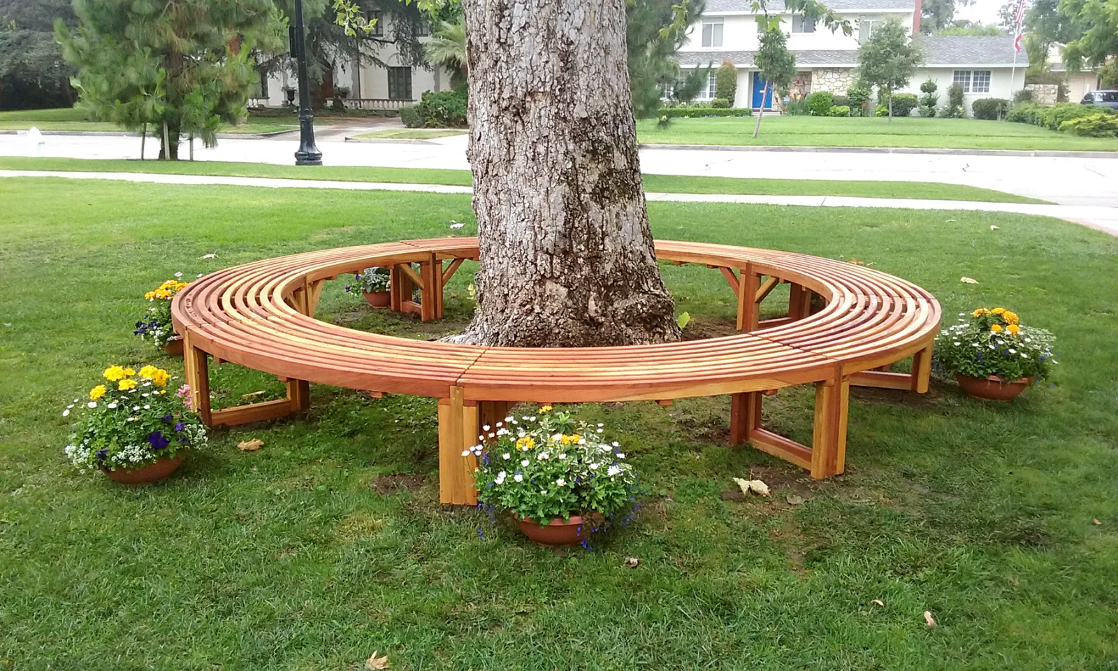 Miramar Half Circle Tree Bench