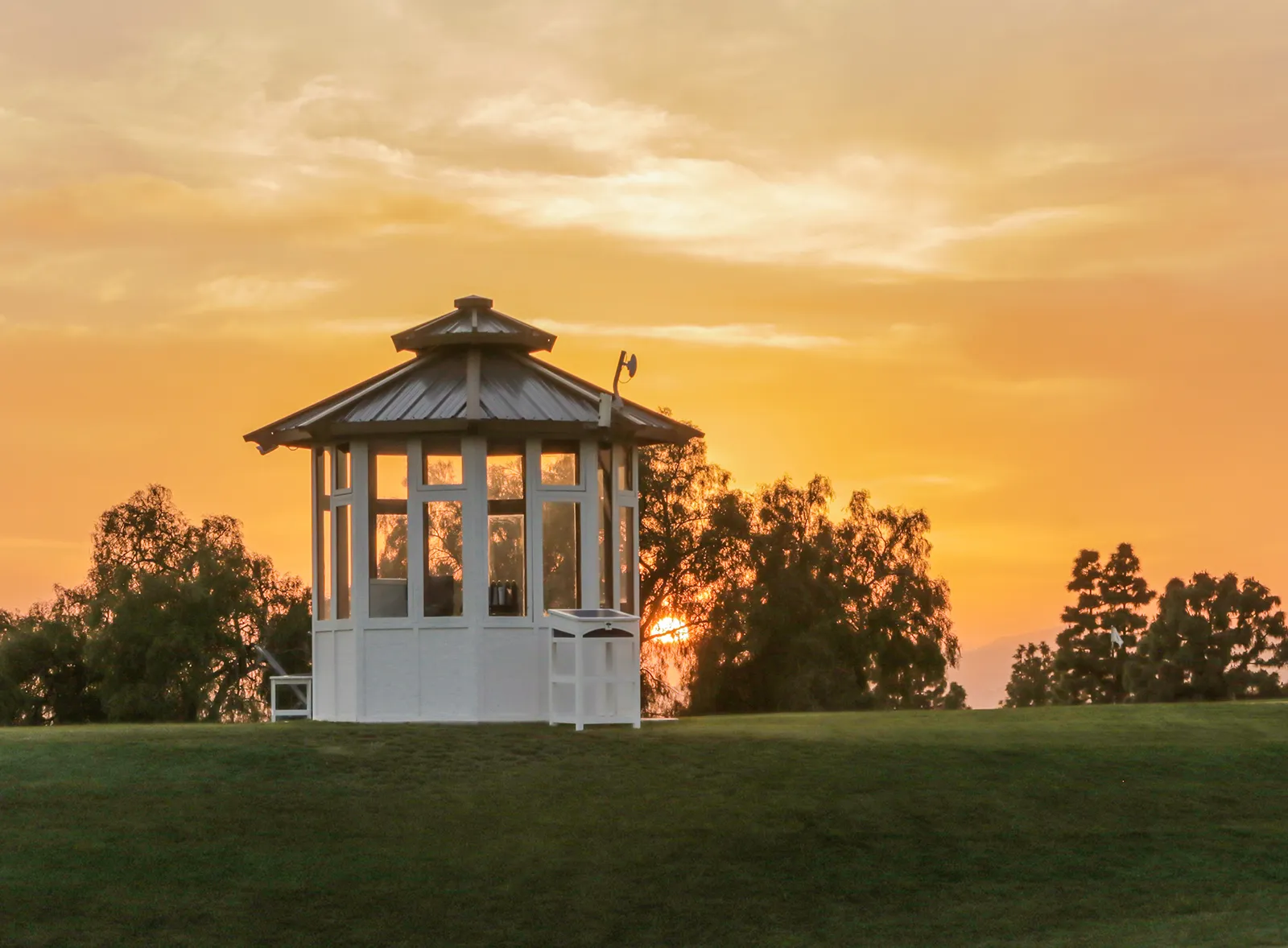 Octagonal Sunroom Gazebo, California Redwood