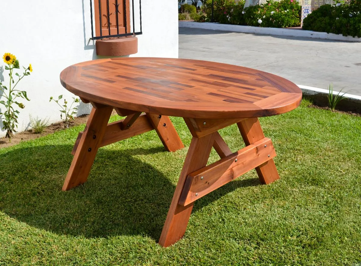 Oval Picnic Table