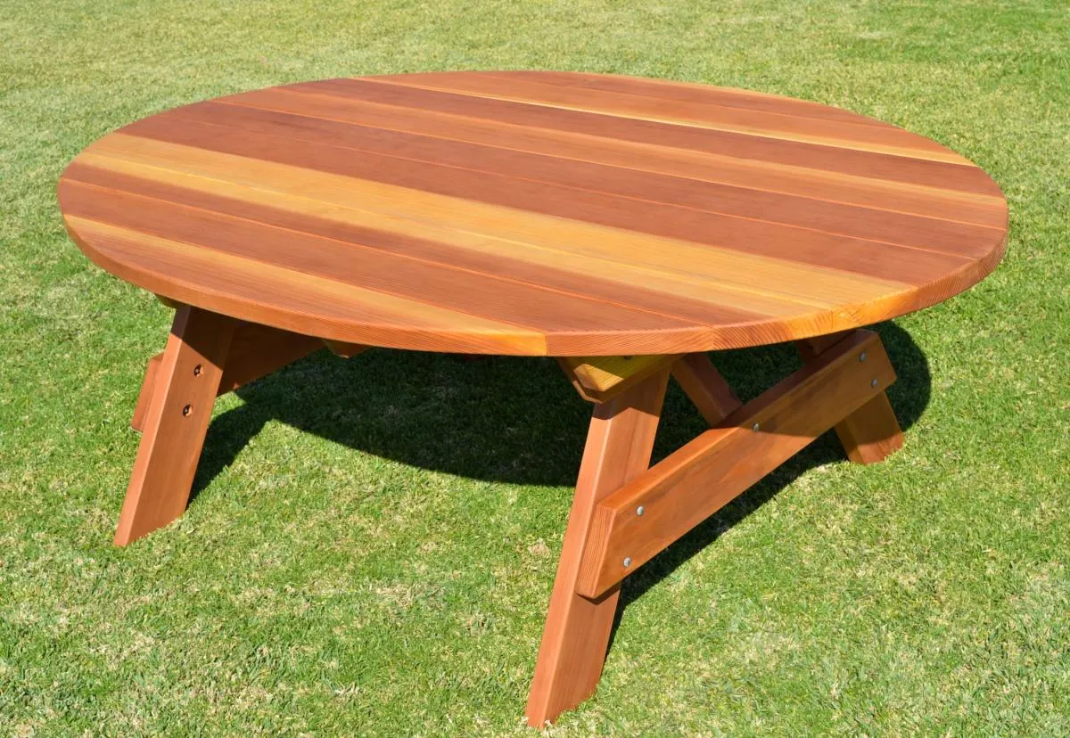 Oval Picnic Table