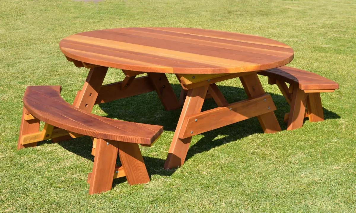 Oval Picnic Table