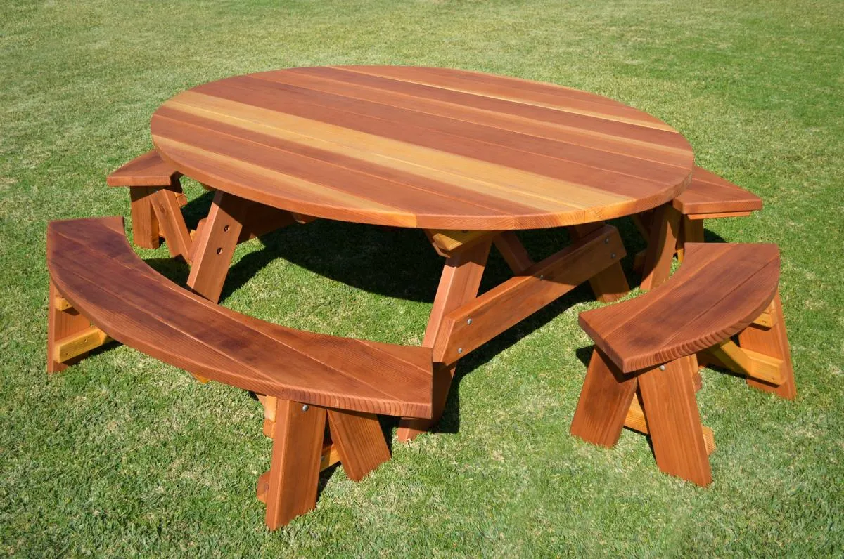 Oval Picnic Table
