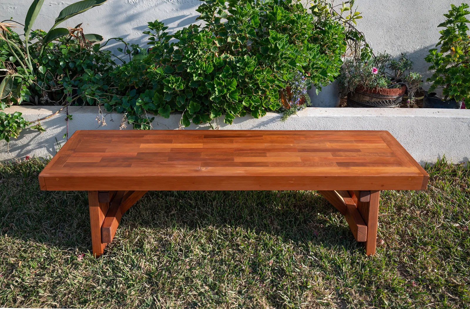 Parquet Wooden Bench