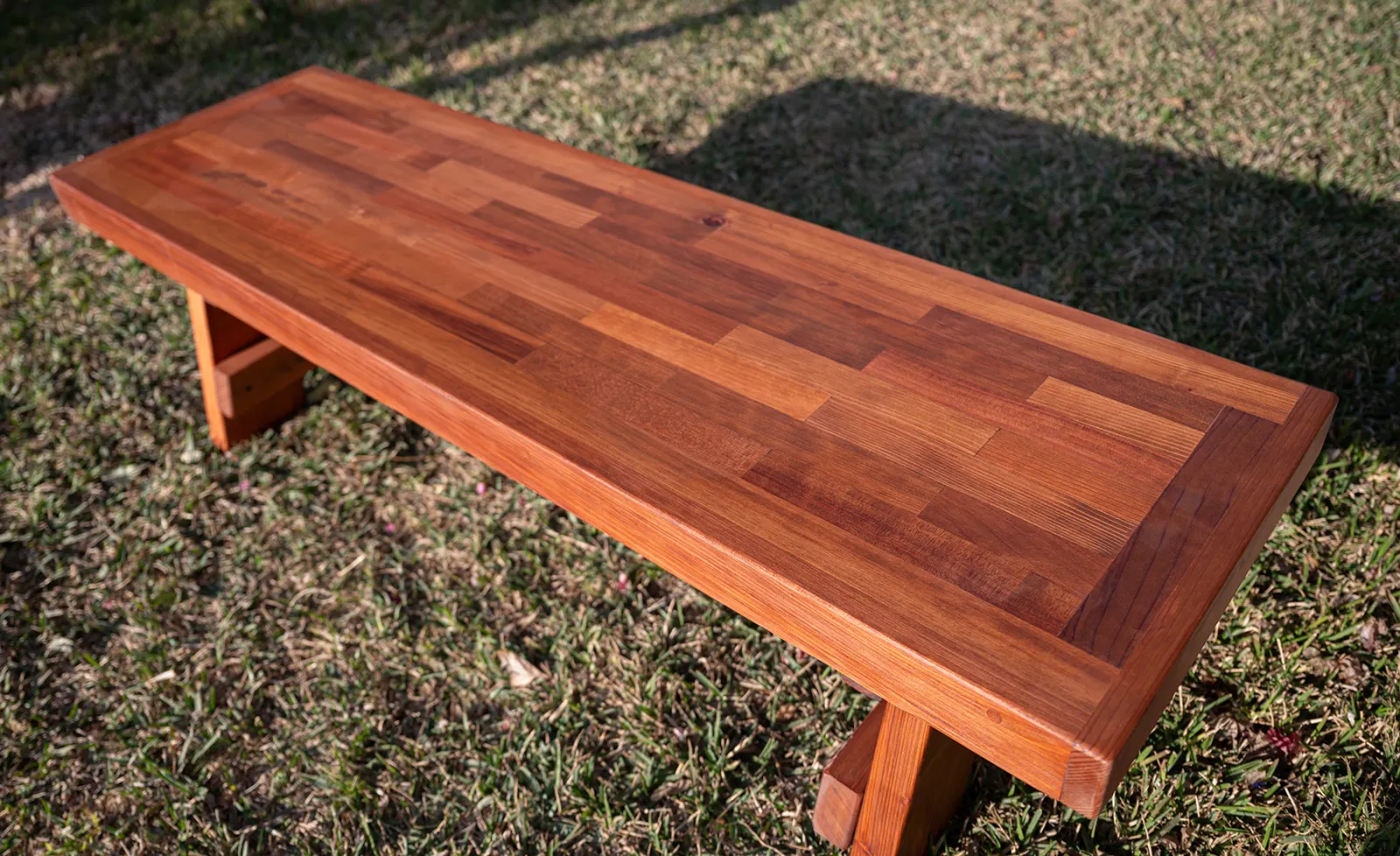 Parquet Wooden Bench