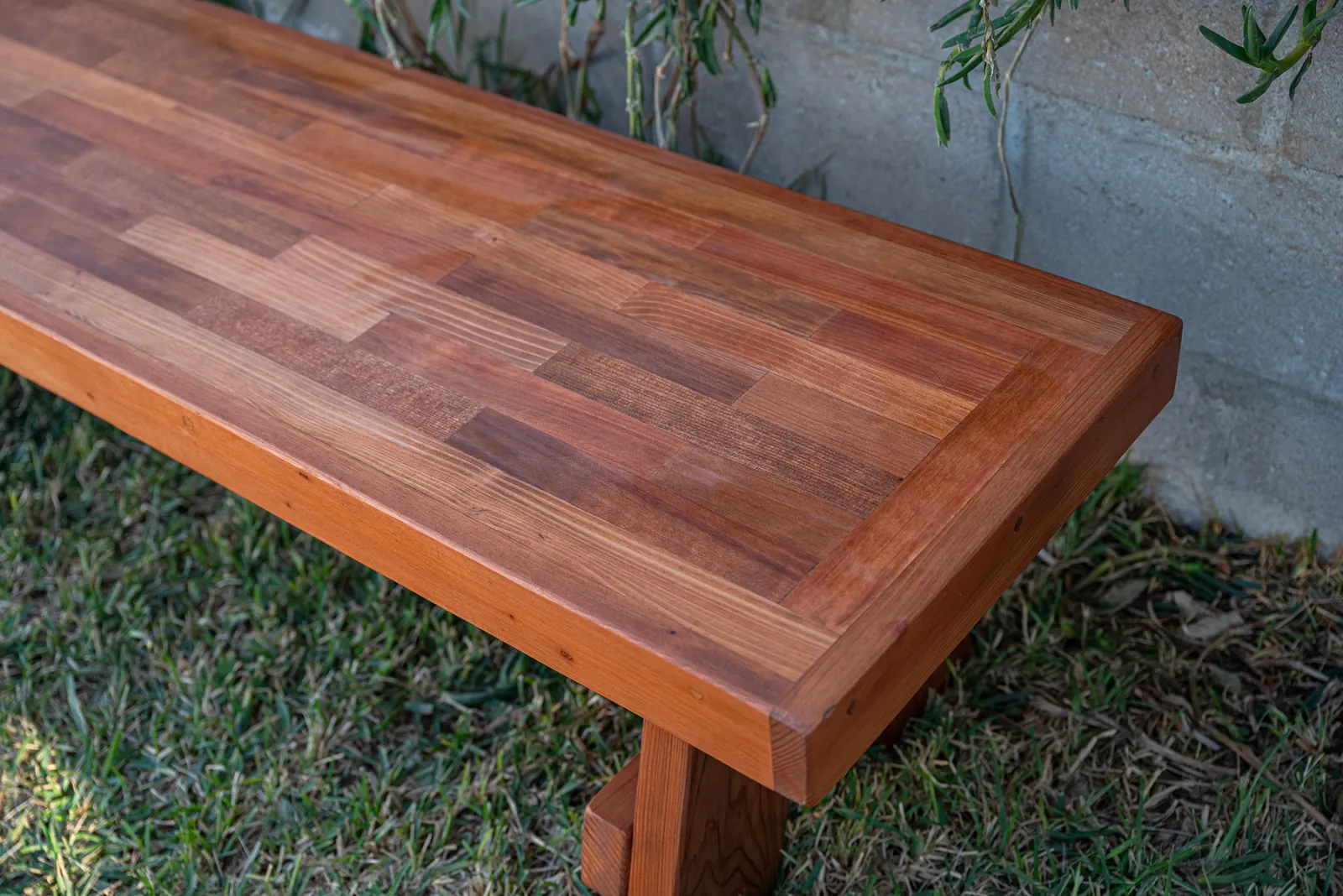 Parquet Wooden Bench