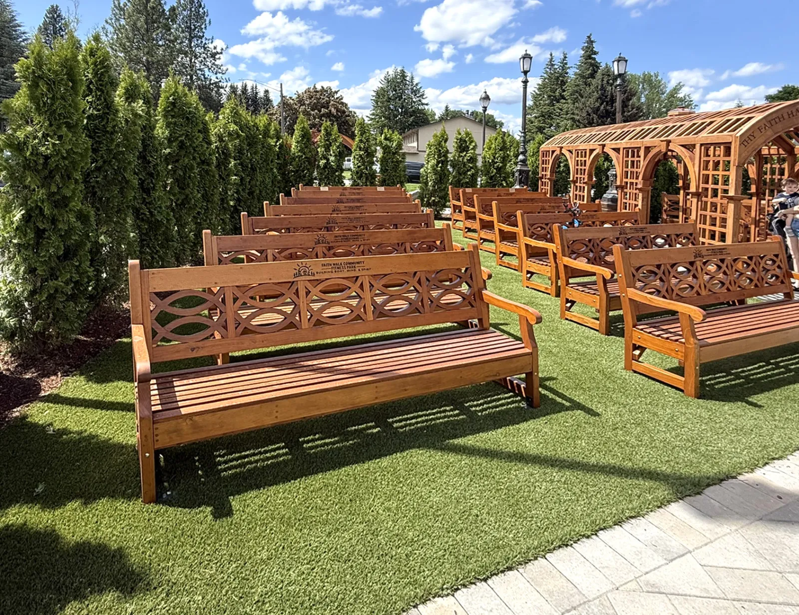 Hennell Wooden Garden Bench