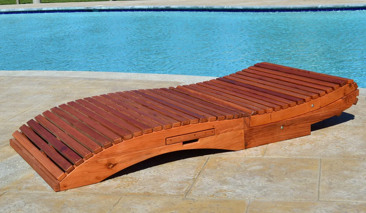 Penny Wooden Sun Lounger