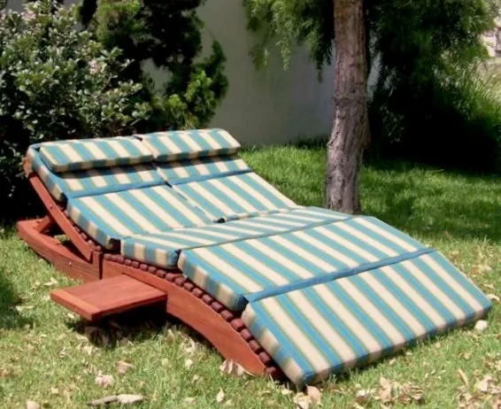 Penny Wooden Sun Lounger