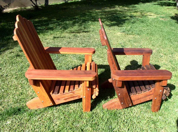 Redwood Adirondack Chair