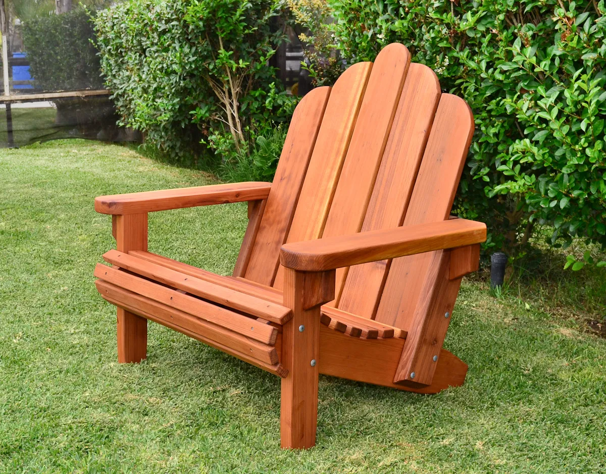 Redwood Adirondack Chair