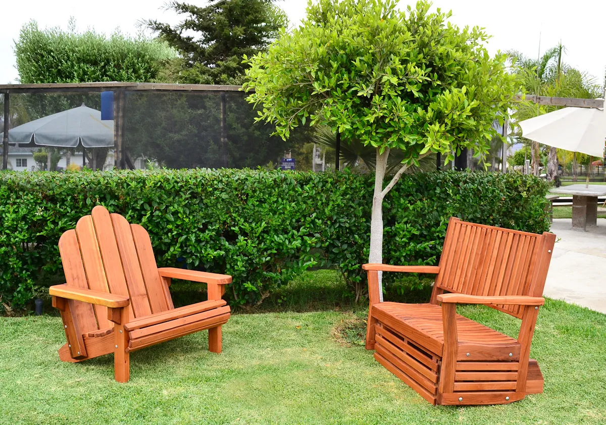 Redwood Adirondack Chair