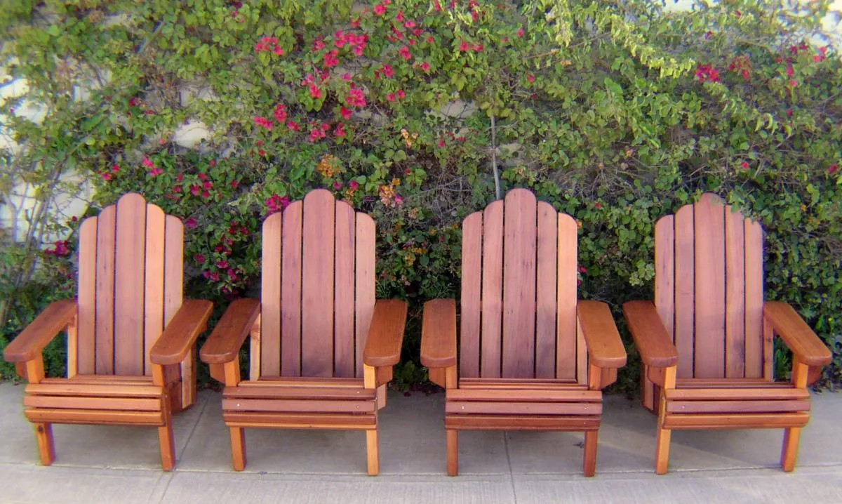 Redwood Adirondack Chair