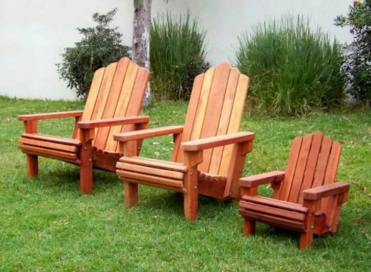 Redwood Adirondack Chair