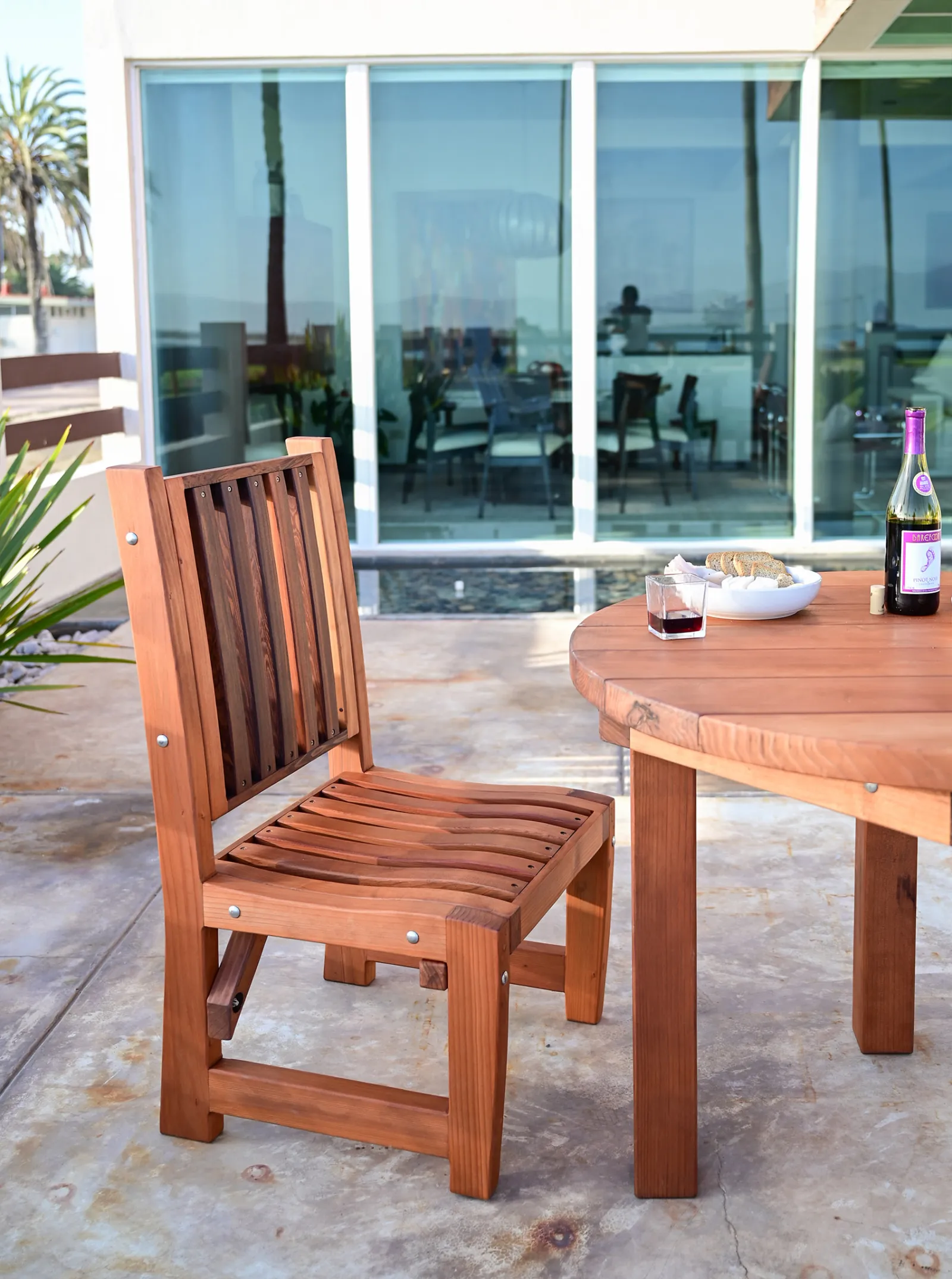 Ruth Redwood Dining Chair