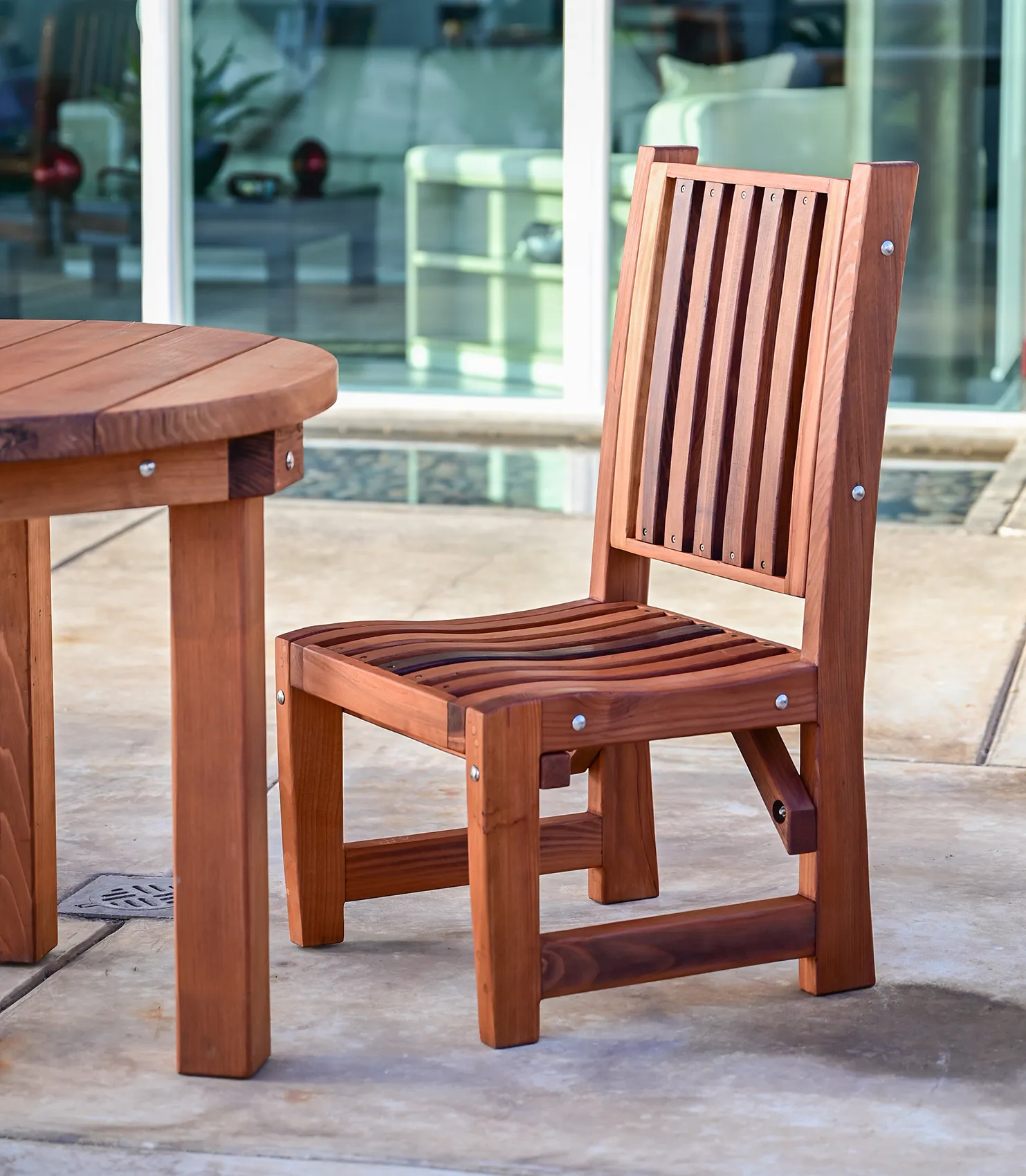 Ruth Redwood Dining Chair