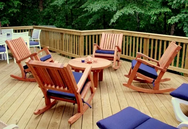 Ruth Redwood Rocker