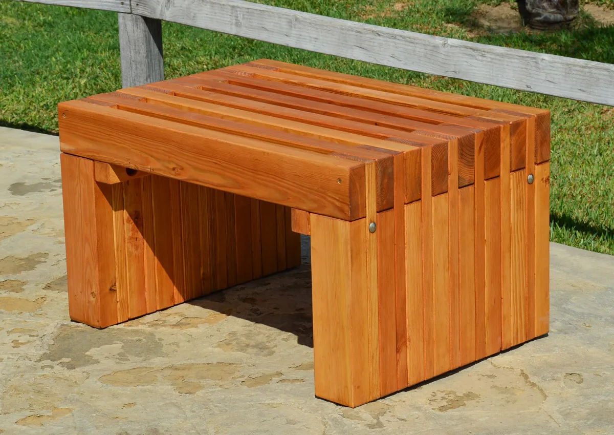 San Diego Portside Wooden Bench