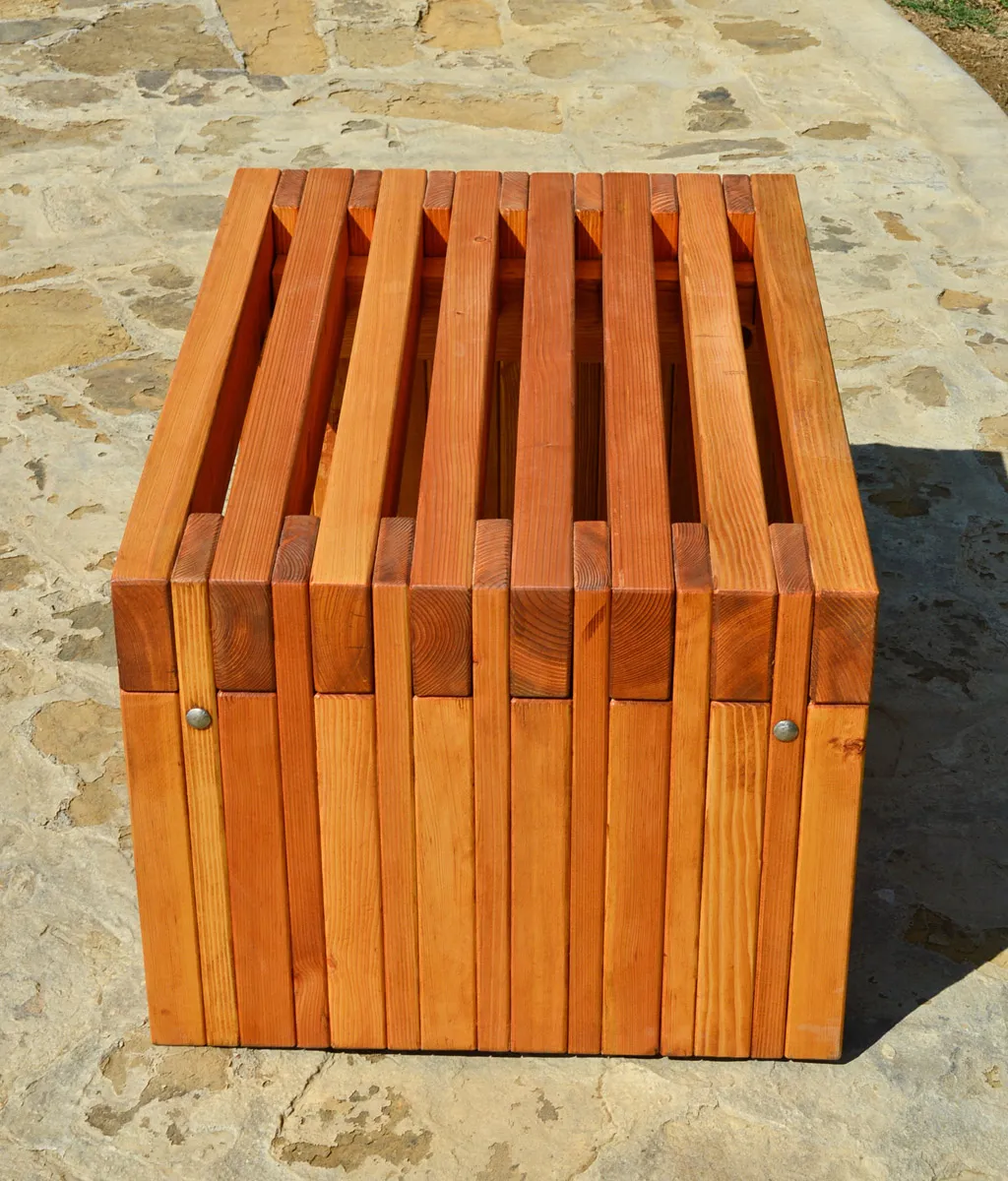 San Diego Portside Wooden Bench