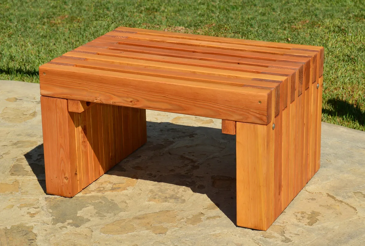 San Diego Portside Wooden Bench