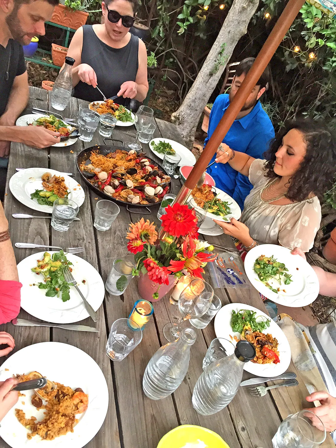 San Francisco Redwood Patio Table