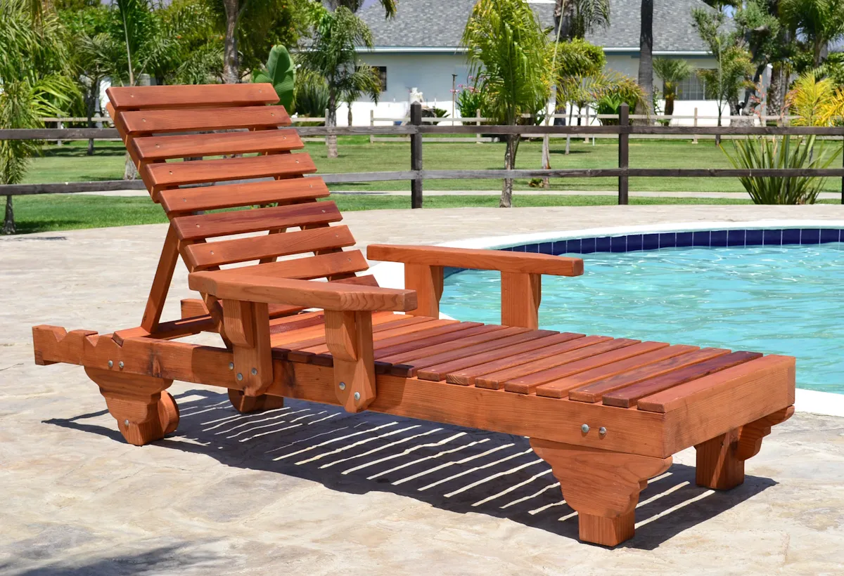 Sol Redwood Patio Lounger