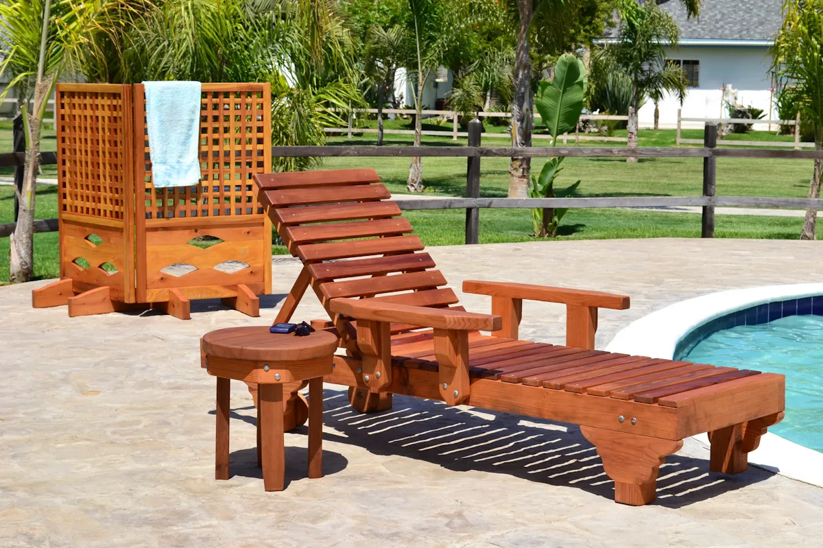 Sol Redwood Patio Lounger