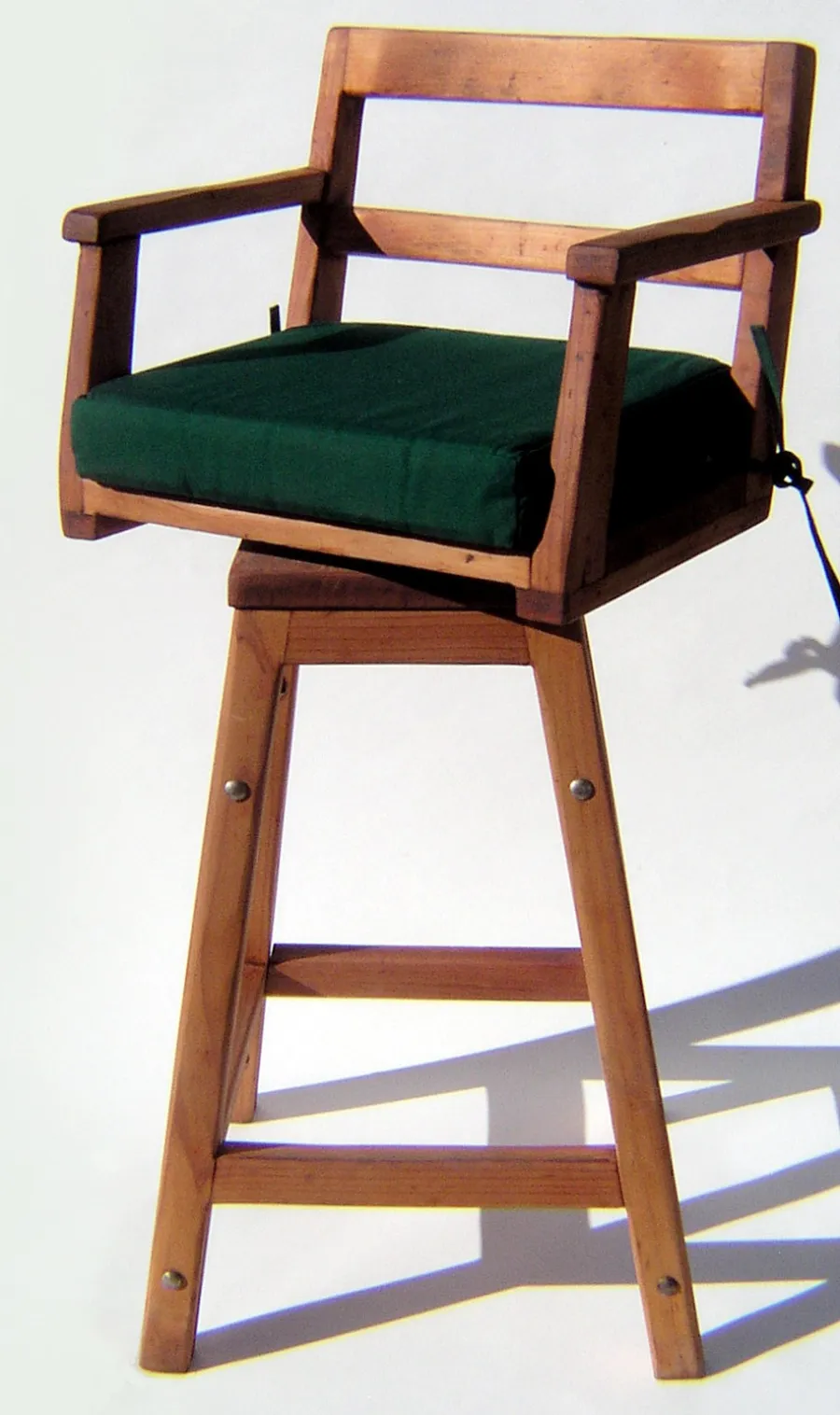 Stool Cushions (Options: Captain's Chair, Forest Green).