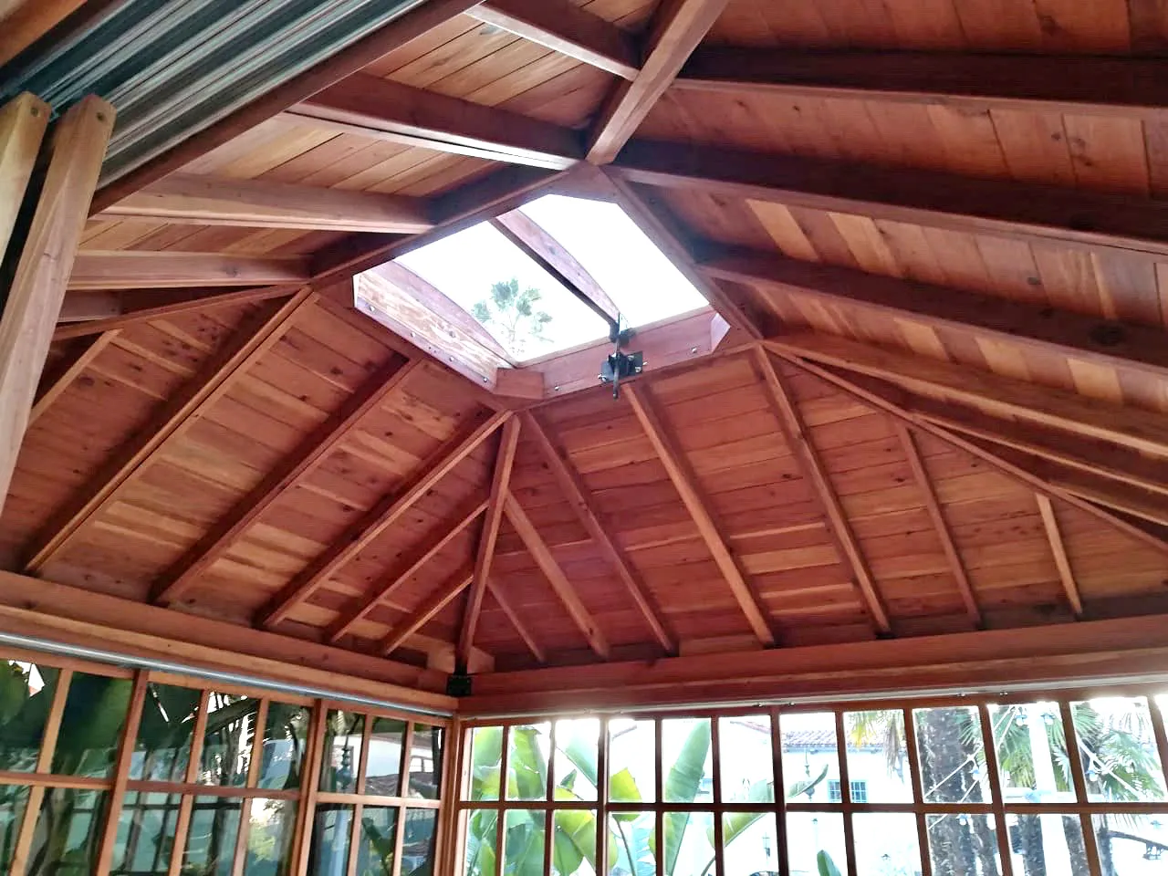Skylight from below