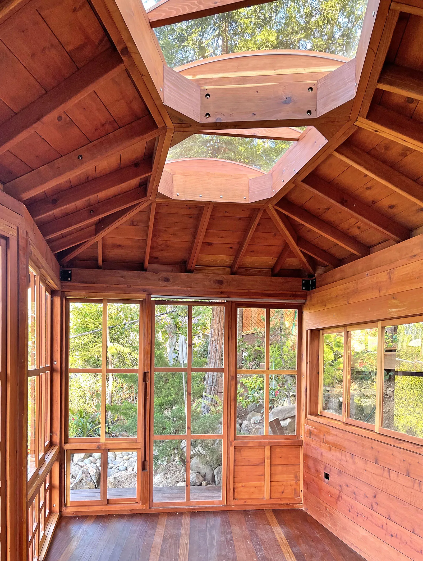 Under the skylight