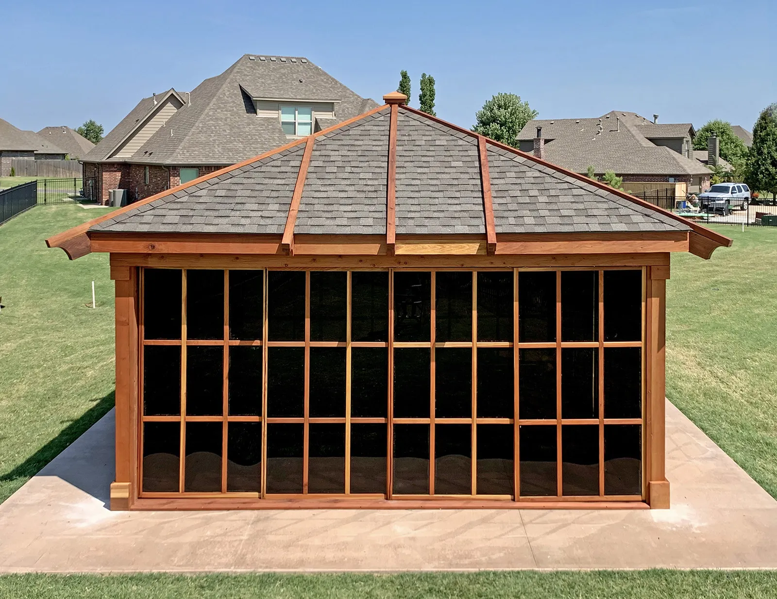Shingle roof